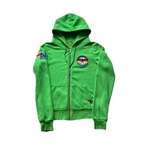 Aviator Nation Happy Gilmore 2 Full Zip Cast and Crew Hoodie Size Small